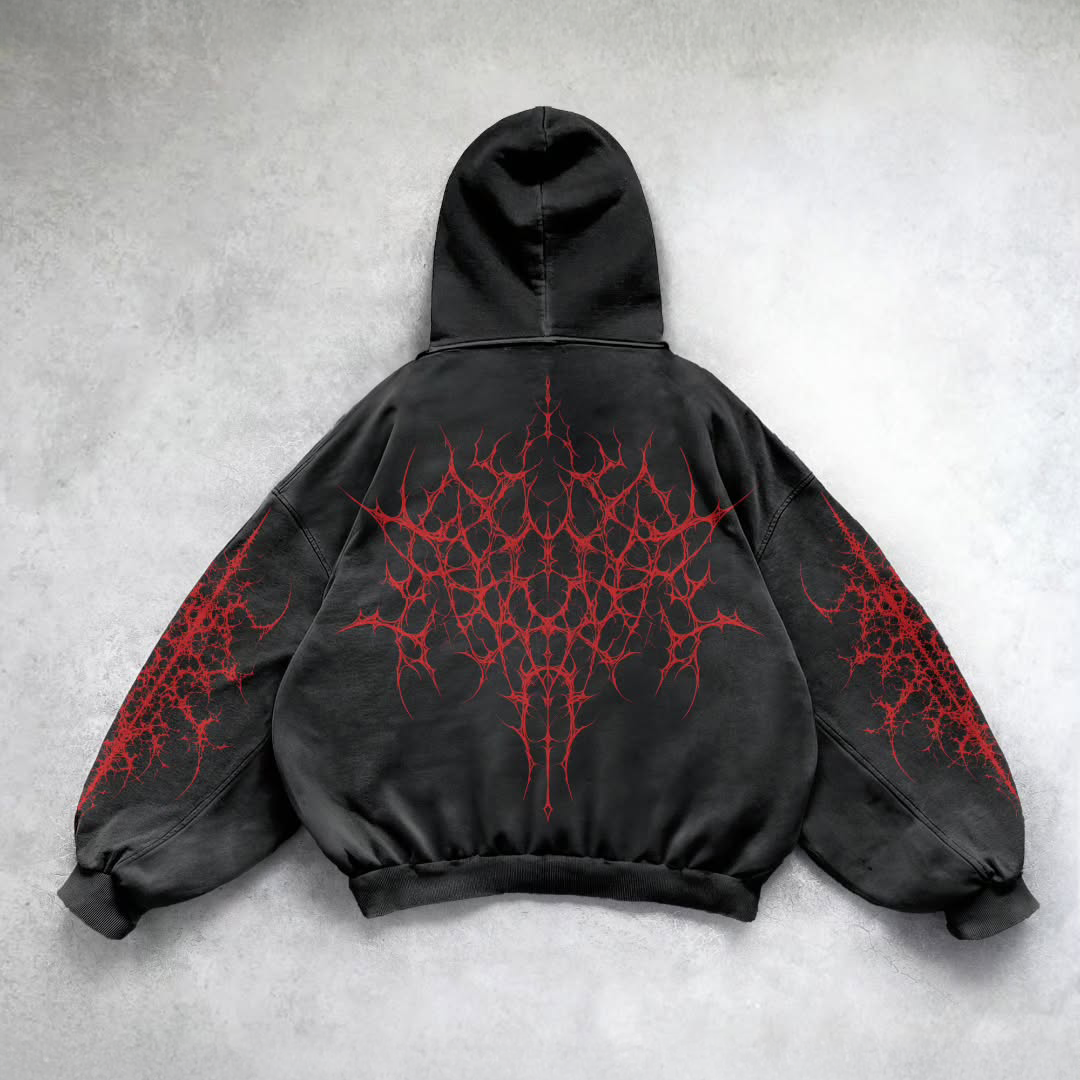 Demon Scar Oversized Hoodie