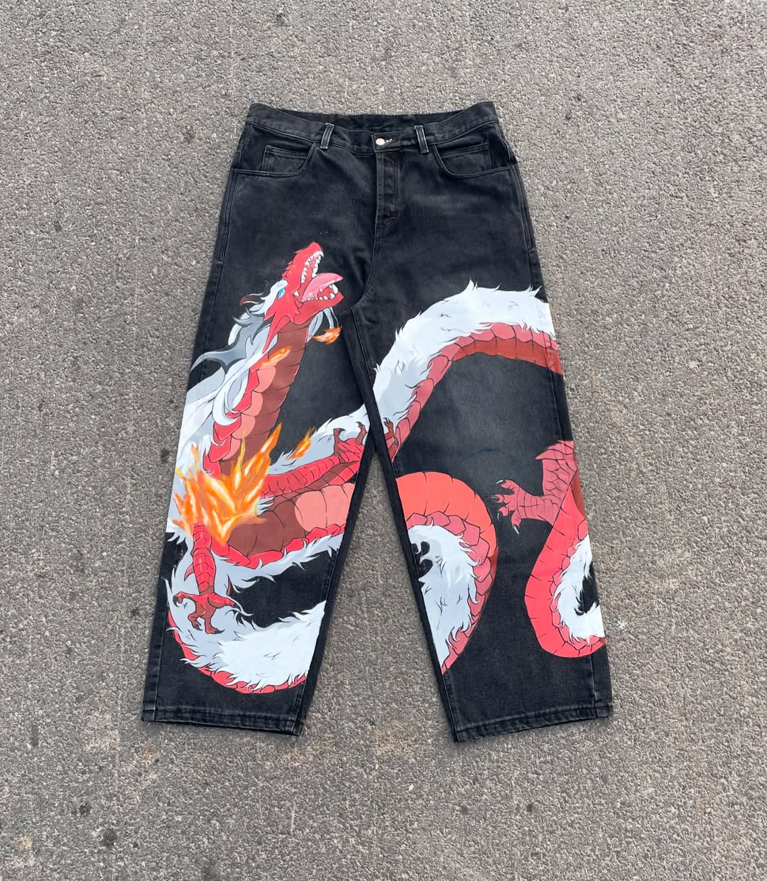 Inferno Dragon Denim