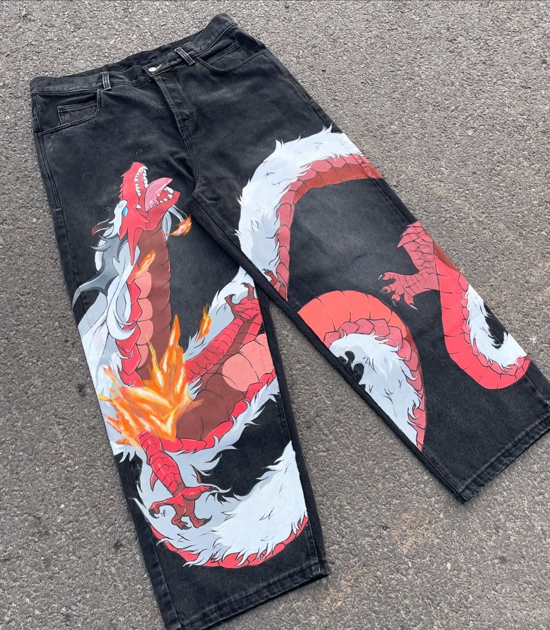 Inferno Dragon Denim