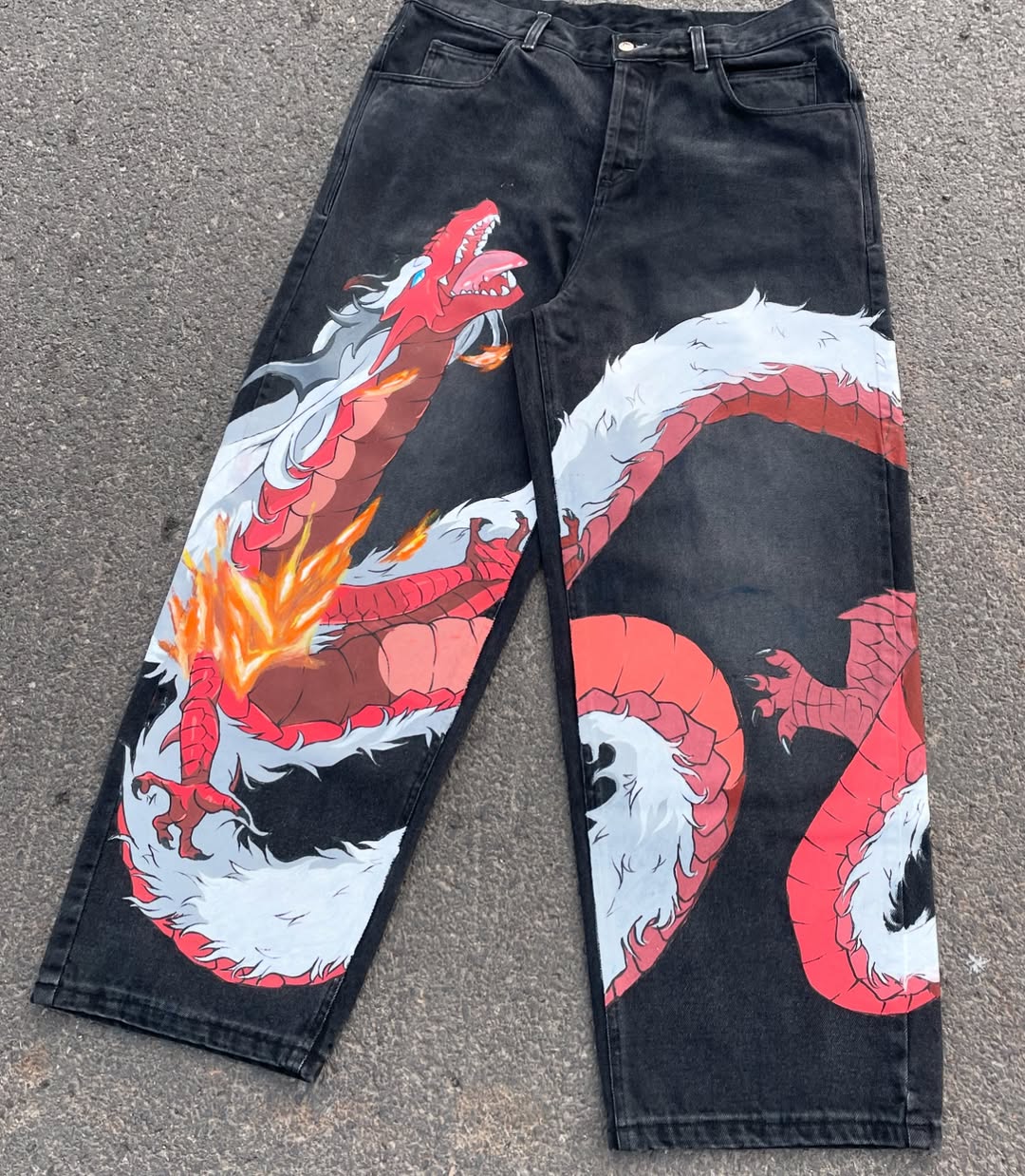 Inferno Dragon Denim